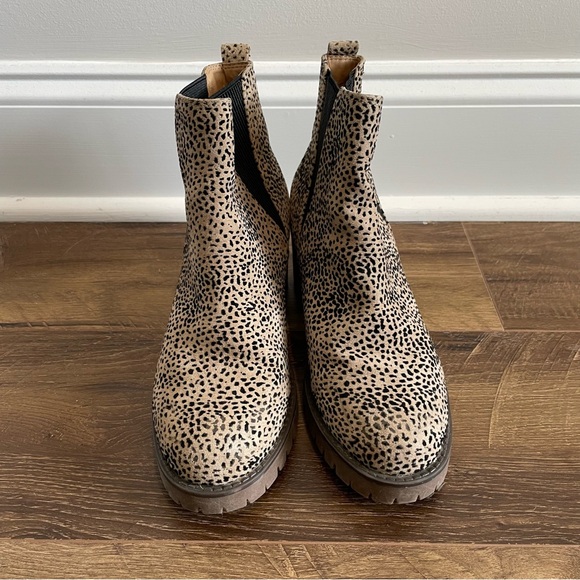 Altar'd State Boots Size 7M Cheetah Print Pull On Cheetah Print - Picture 8 of 9